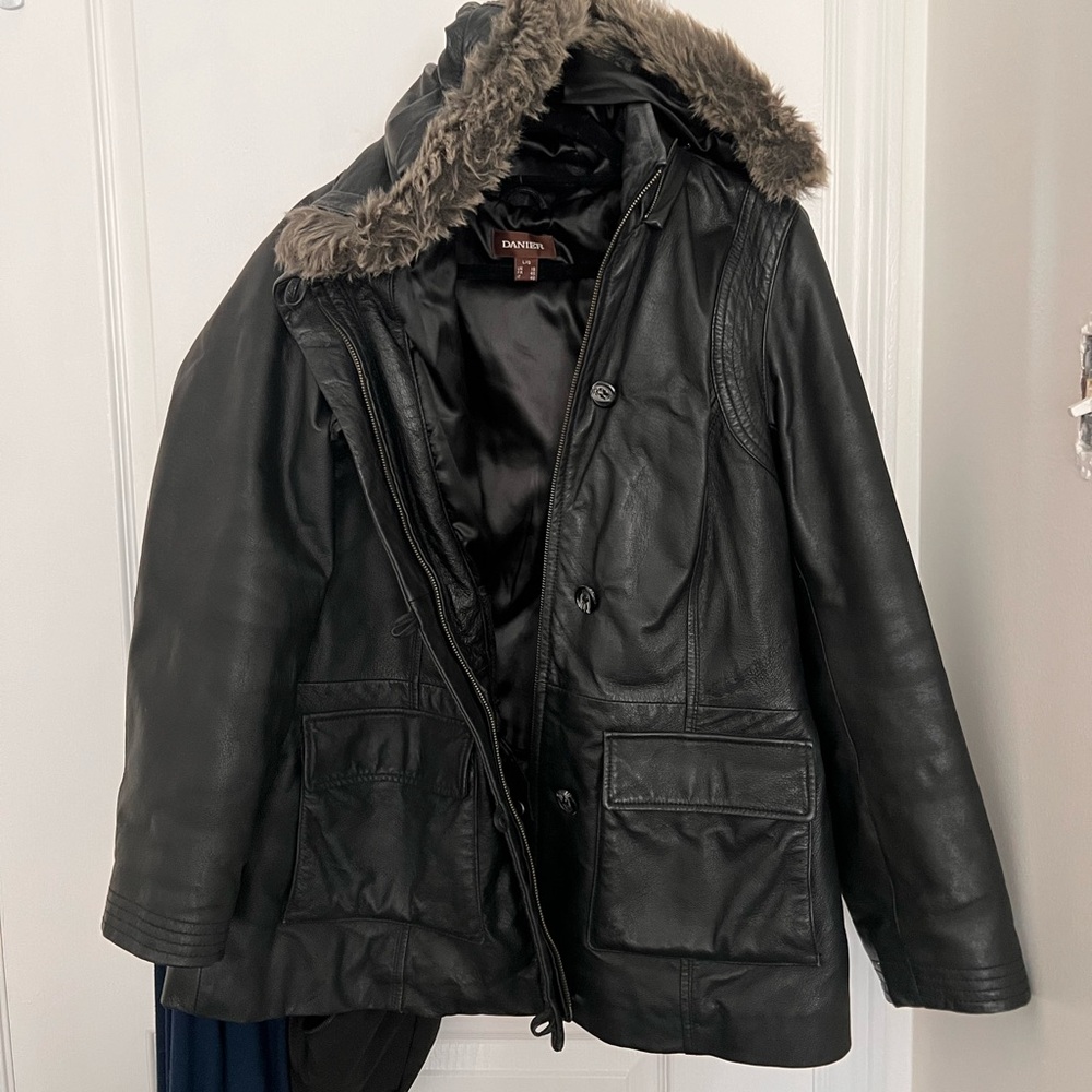 DANIER Leather Winter Jacket